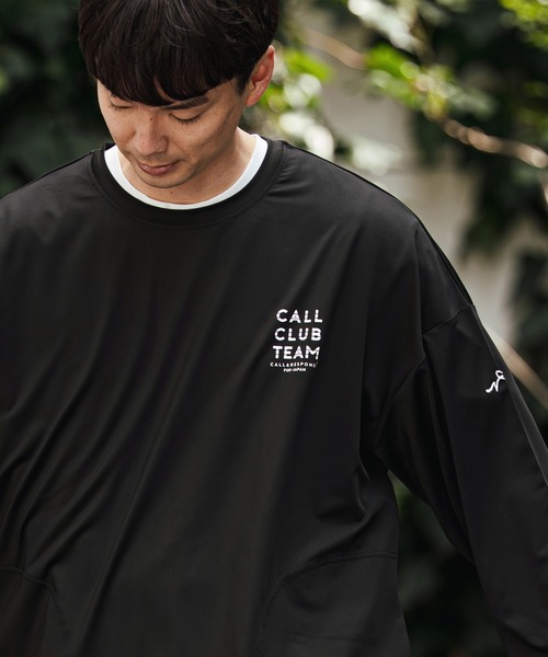CALL&RESPONSE(コールアンドレスポンス)の「mlt5507- CALL TEAM長袖PO カットソー(260-1321-05)(Tシャツ/カットソー・メンズ・ブラック×ホワイト/ホワイト×ブラック・4/2)」の1枚目の写真