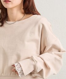 mystic（ミスティック）の「ポイント刺繍ショートスウェット（スウェット）」