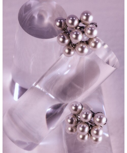 IRIS47（イリスフォーセブン）の「＜IRIS 47＞axis SQ P/PL イヤリング（イヤリング・レディース・シルバー・FREE）」の3枚目の写真