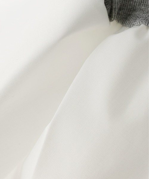 N.(N. Natural Beauty Basic)(エヌエヌナチュラルビューティーベーシック)の「カフスドッキングカットソー(Tシャツ/カットソー・レディース・グレー/オフホワイト/イエロー・フリ-)」の6枚目の写真