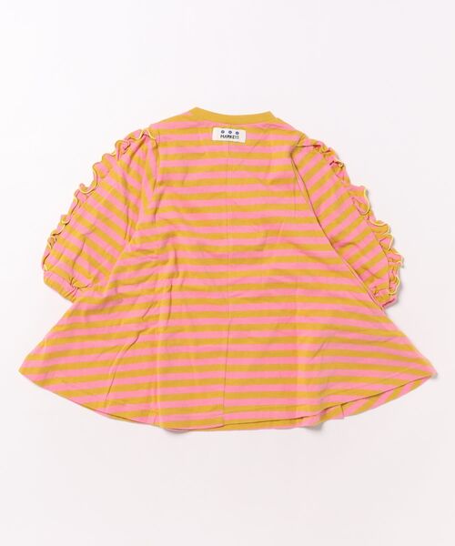 MARKEY'S(マーキーズ)の「フリルスリーブボーダーワンピース(ワンピース・キッズ・ブラック系その他/イエロー系その他/レッド系その他・90/150/140/130/120/110/100)」の21枚目の写真