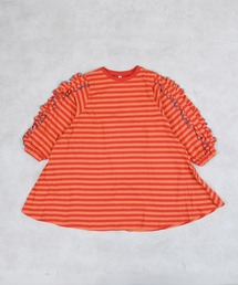 MARKEY'S（マーキーズ）の「フリルスリーブボーダーワンピース（ワンピース）」