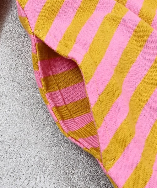 MARKEY'S(マーキーズ)の「フリルスリーブボーダーワンピース(ワンピース・キッズ・ブラック系その他/イエロー系その他/レッド系その他・90/150/140/130/120/110/100)」の16枚目の写真