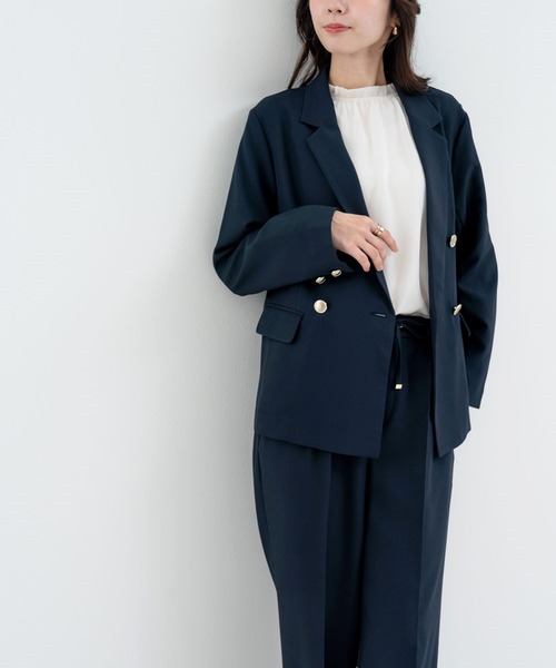 ANNA LUNA(アンナルナ)の「【ANNA LUNA】オケージョンにも◎ 大人のための万能 ジャケット(テーラードジャケット・レディース・ブラック/グレー/ネイビー・MEDIUM)」の10枚目の写真