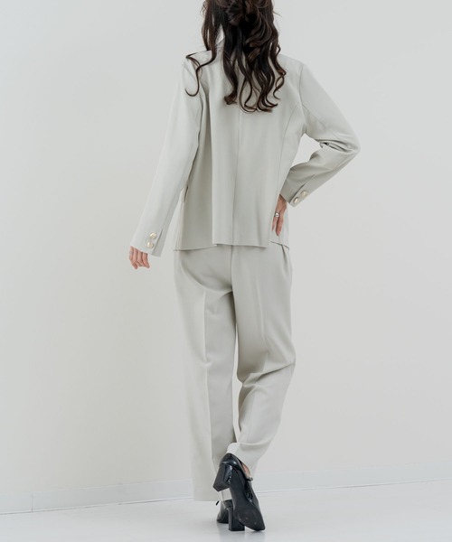 ANNA LUNA(アンナルナ)の「【ANNA LUNA】オケージョンにも◎ 大人のための万能 ジャケット(テーラードジャケット・レディース・ブラック/グレー/ネイビー・MEDIUM)」の22枚目の写真