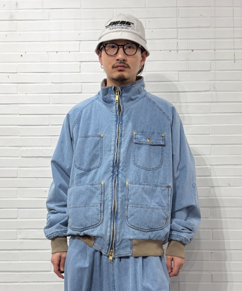 DIET BUTCHER SLIM SKIN（ダイエットブッチャースリムスキン）の「DIET BUTCHER SLIM SKIN / Lite Duck “CITADEL” / ダイエットブッチャースリムスキン（ブルゾン・メンズ・ナチュラル/インディゴブルー/ブラウン・FREE）」の3枚目の写真