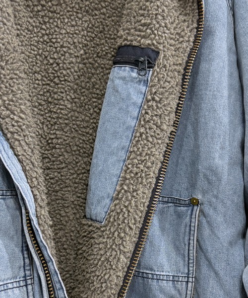 DIET BUTCHER SLIM SKIN（ダイエットブッチャースリムスキン）の「DIET BUTCHER SLIM SKIN / Lite Duck “CITADEL” / ダイエットブッチャースリムスキン（ブルゾン・メンズ・ナチュラル/インディゴブルー/ブラウン・FREE）」の12枚目の写真