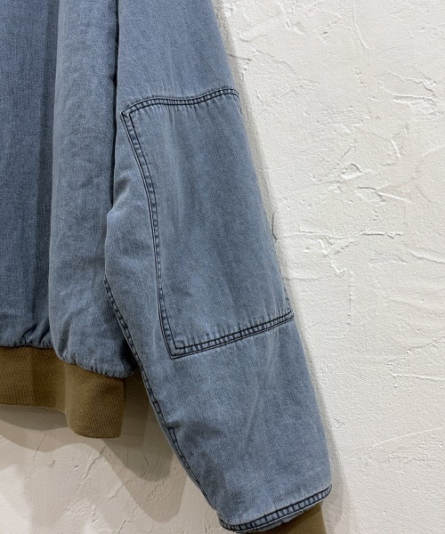 DIET BUTCHER SLIM SKIN（ダイエットブッチャースリムスキン）の「DIET BUTCHER SLIM SKIN / Lite Duck “CITADEL” / ダイエットブッチャースリムスキン（ブルゾン・メンズ・ナチュラル/インディゴブルー/ブラウン・FREE）」の15枚目の写真