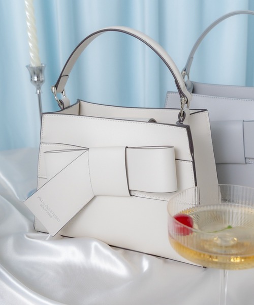 JILL by JILL STUART（ジルバイジルスチュアート）の「＜リボンシリーズ＞ワンハンドルバッグ（ショルダーバッグ・レディース・ホワイト系その他/イエロー/ブラック系その他/グレー/ホワイト・FREE）」の2枚目の写真