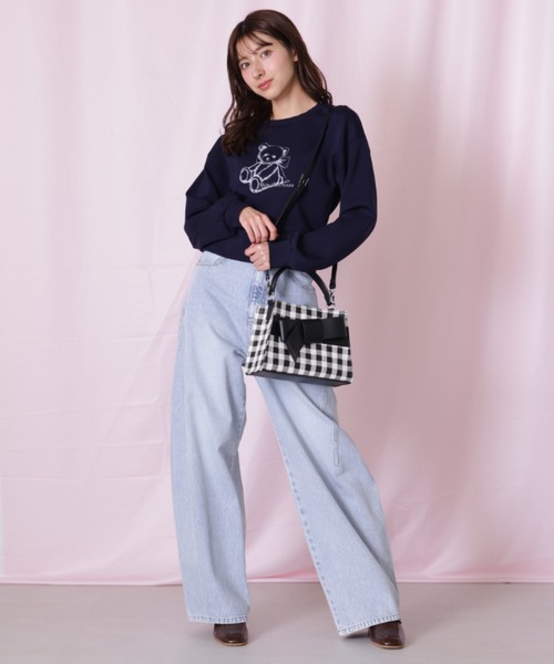 JILL by JILL STUART（ジルバイジルスチュアート）の「＜リボンシリーズ＞ワンハンドルバッグ（ショルダーバッグ・レディース・ホワイト系その他/イエロー/ブラック系その他/グレー/ホワイト・FREE）」の10枚目の写真