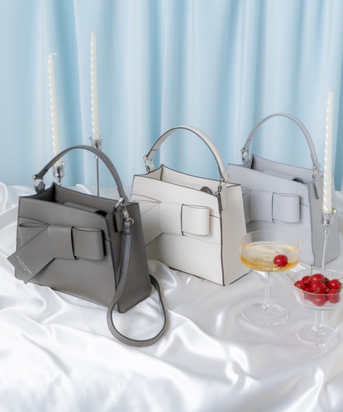 JILL by JILL STUART(ジルバイジルスチュアート)の「<リボンシリーズ>ワンハンドルバッグ(ハンドバッグ・レディース・ホワイト系その他/イエロー/ブラック系その他/グレー/ホワイト・FREE)」の22枚目の写真