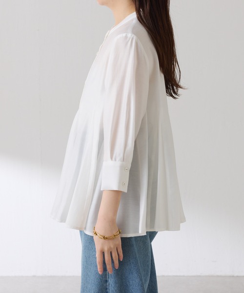 COLLAGE GALLARDAGALANTE(コラージュガリャルダガランテ)の「マチ切替ブラウス(シャツ/ブラウス・レディース・ピンク/ホワイト・FREE)」の20枚目の写真