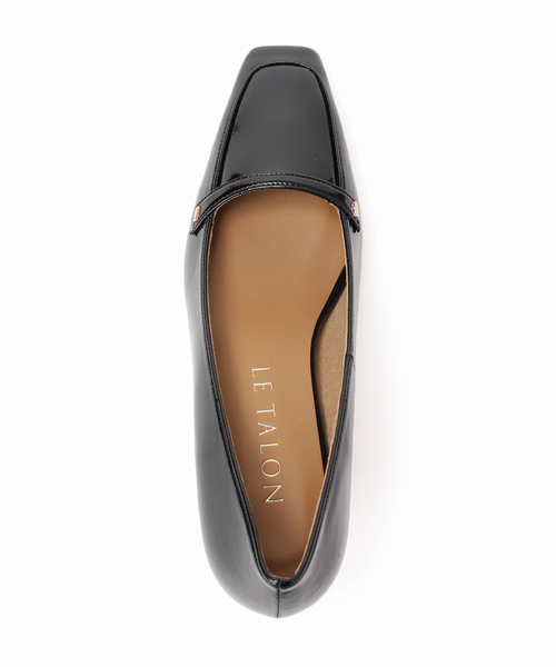 LE TALON（ルタロン）の「5cmスクエアローファーパンプス（パンプス・レディース・ブラックミックス/アイボリー・25cm/24.5cm/24cm/23.5cm/23cm/22.5cm/22cm）」の18枚目の写真