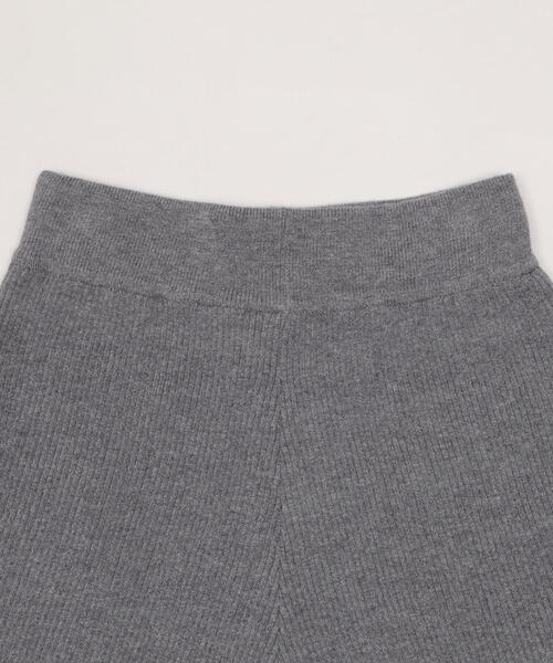dispark（ディスパーク）の「DISPARK/【26年春夏新作】リブニットショートパンツ（スラックス・レディース・ブラック/杢グレー・FREE）」の16枚目の写真