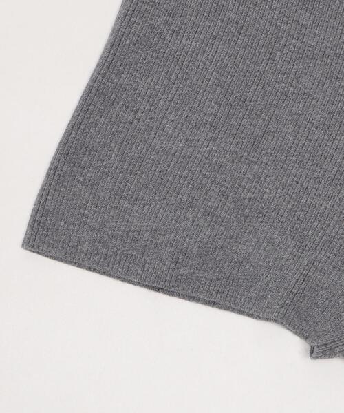 dispark（ディスパーク）の「DISPARK/【26年春夏新作】リブニットショートパンツ（スラックス・レディース・ブラック/杢グレー・FREE）」の17枚目の写真