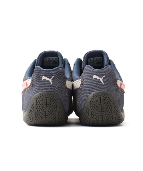 PUMA(プーマ)の「PUMA SPEEDCAT ATMOS PINK DENIM / プーマ スピードキャット アトモスピンク デニム【SP】(スニーカー・レディース・ダークインディゴブルー・23.0cm/23.5cm/24.0cm/24.5cm/25.0cm/26.0cm/26.5cm/27.0cm/27.5cm/28.0cm/29.0cm/22.5cm/28.5cm/25.5cm)」の4枚目の写真