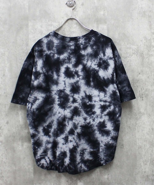 SHISKY（シスキー）の「タイダイ染め Tシャツ（Tシャツ/カットソー・メンズ・ネイビー/パープル/オレンジ/グリーン/ピンク/ブラック・MEDIUM/LARGE/X-LARGE）」の12枚目の写真