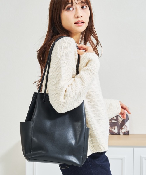 MISCH MASCH（ミッシュマッシュ）の「一部店舗限定 サイドポケットトートバッグ（トートバッグ・レディース・ブラック・ﾌﾘ-）」の13枚目の写真