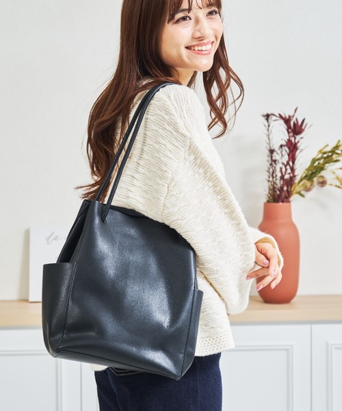 MISCH MASCH（ミッシュマッシュ）の「一部店舗限定 サイドポケットトートバッグ（トートバッグ・レディース・ブラック・ﾌﾘ-）」の14枚目の写真