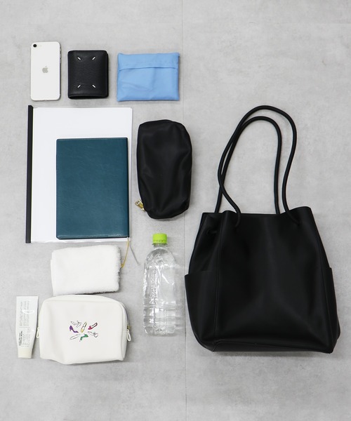 MISCH MASCH（ミッシュマッシュ）の「一部店舗限定 サイドポケットトートバッグ（トートバッグ・レディース・ブラック・ﾌﾘ-）」の2枚目の写真