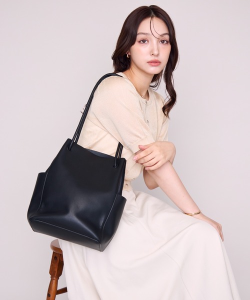 MISCH MASCH（ミッシュマッシュ）の「一部店舗限定 サイドポケットトートバッグ（トートバッグ・レディース・ブラック・ﾌﾘ-）」の15枚目の写真