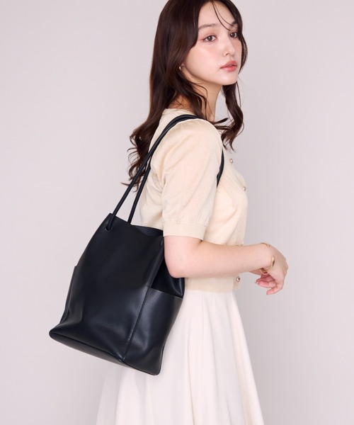 MISCH MASCH（ミッシュマッシュ）の「一部店舗限定 サイドポケットトートバッグ（トートバッグ・レディース・ブラック・ﾌﾘ-）」の19枚目の写真