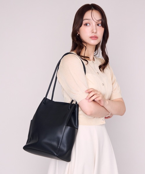MISCH MASCH（ミッシュマッシュ）の「一部店舗限定 サイドポケットトートバッグ（トートバッグ・レディース・ブラック・ﾌﾘ-）」の20枚目の写真