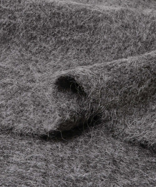 新品タグ付き かぐれ アルパカ混ワイドニットベスト グレー 新品タグ付き かぐれ アルパカ混ワイドニットベスト グレー 新品タグ付