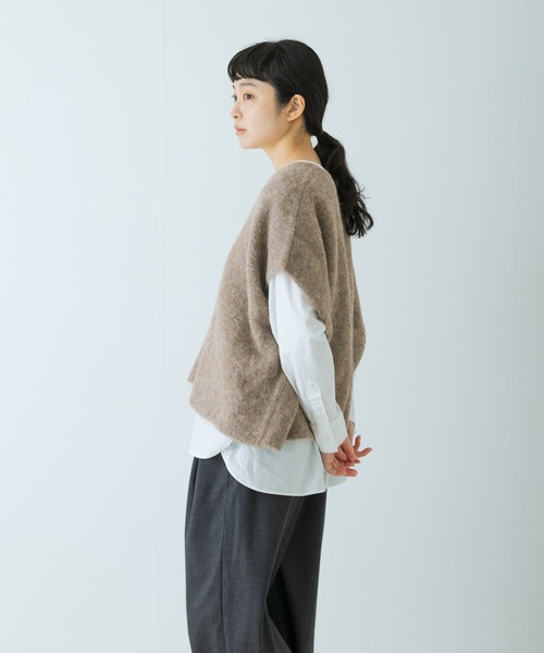 かぐれ（カグレ）の「アルパカワイドニットベスト（ベスト）」 - WEAR
