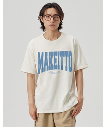 MAKEITTO（メイキット）の「[NAME LOGO] CREW NECK TEE_CREAM（Tシャツ/カットソー）」