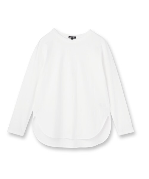 セール】【洗える】きれいめラウンドテールロンT（Tシャツ/カットソー