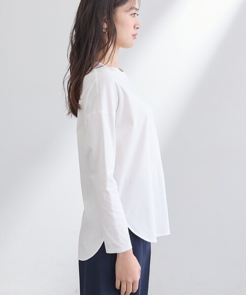 新品未使用♥︎IENA♥︎ラウンドテールロングTシャツ ラウンドテールロングプルオーバー（Tシャツ／カットソー）｜IENA