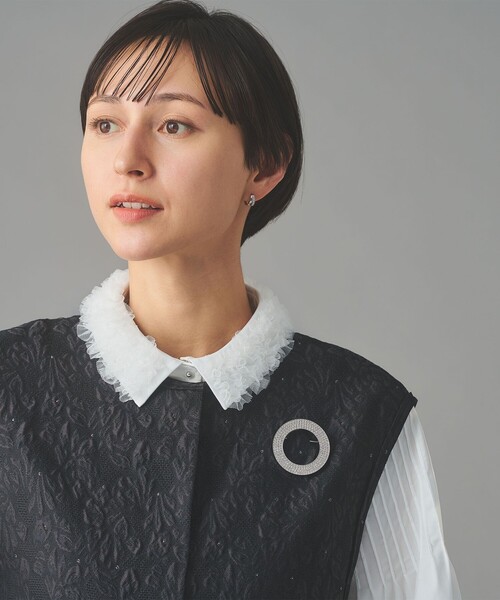 UNITED ARROWS（ユナイテッドアローズ）の「サークル ブローチ（ブローチ/コサージュ・レディース・その他1・FREE）」の3枚目の写真