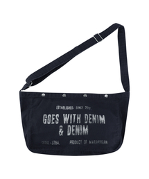 MAGOODGAN（メックウッドガン）の「バケット9112キャンバスヴィンテージネイビー クロスバッグ（メッセンジャーバッグ）」