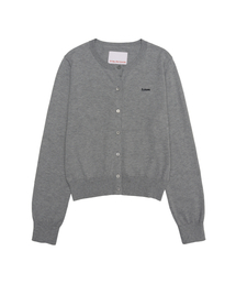 AMESWORLDWIDE（アメスワールドワイド）の「BASIC ROUND NECK CARDIGAN GREY（カーディガン/ボレロ）」