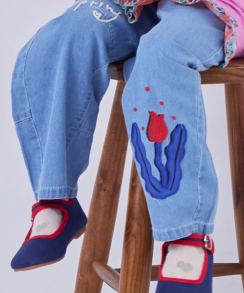 MARKEY'S（マーキーズ）の「Sweet denim（デニムパンツ・キッズ・ライトブルー・140/130/120/110/100/90/150）」の8枚目の写真