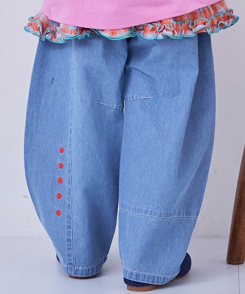 MARKEY'S（マーキーズ）の「Sweet denim（デニムパンツ・キッズ・ライトブルー・140/130/120/110/100/90/150）」の10枚目の写真