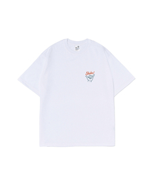 BLACK BRIAR（ブラックブライアー）の「SHAKAロゴTシャツ(ホワイト)（Tシャツ/カットソー）」