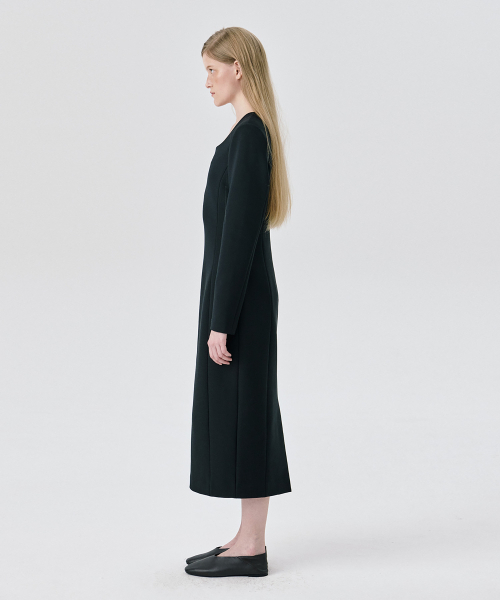 WNDERKAMMER（ブンダーカンマー）の「ポンテフィットドレス_ブラック（ワンピース・レディース・その他・S/M）」の2枚目の写真
