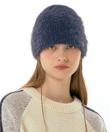 AMESWORLDWIDE | FUZZY BEANIE NAVY (AM2DFUAB61A)(ニットキャップ/ビーニー)