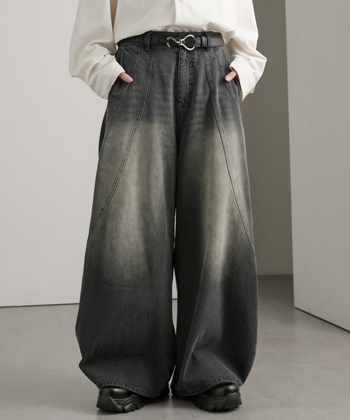cussil(クシル)の「【cussil/クシル】【12oz】スパイラルシームカーブデニムパンツ(デニムパンツ・メンズ・ブラウン/グレー/ブラック/グレー系・L/M/S)」の22枚目の写真
