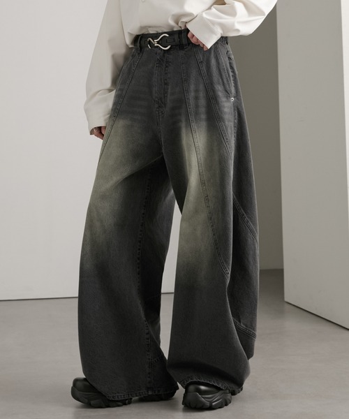 cussil(クシル)の「【cussil/クシル】【12oz】スパイラルシームカーブデニムパンツ(デニムパンツ・メンズ・ブラウン/グレー/ブラック/グレー系・L/M/S)」の21枚目の写真