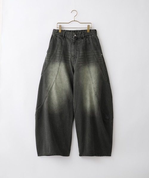 cussil(クシル)の「【cussil/クシル】【12oz】スパイラルシームカーブデニムパンツ(デニムパンツ・メンズ・ブラウン/グレー・L/M/S)」の19枚目の写真