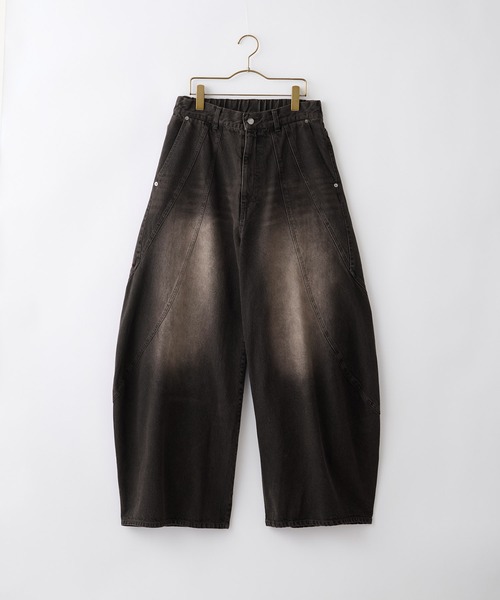 cussil(クシル)の「【cussil/クシル】【12oz】スパイラルシームカーブデニムパンツ(デニムパンツ・メンズ・ブラウン/グレー・L/M/S)」の22枚目の写真
