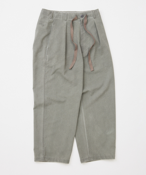 JOURNAL STANDARD（ジャーナルスタンダード）の「リランチェ ピグメント オーバー パンツ（スラックス・メンズ・ブラック/カーキ/グレー/ブラウン・SMALL/MEDIUM/LARGE）」の2枚目の写真