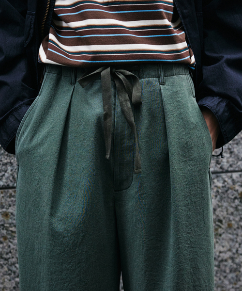 JOURNAL STANDARD(ジャーナルスタンダード)の「リランチェ ピグメント オーバー パンツ(スラックス・メンズ・ブラック/カーキ/グレー/ブラウン・SMALL/MEDIUM/LARGE)」の18枚目の写真
