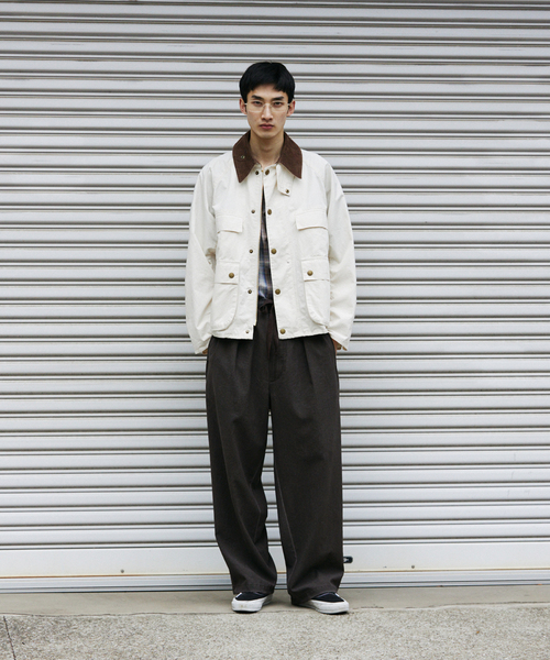 JOURNAL STANDARD（ジャーナルスタンダード）の「リランチェ ピグメント オーバー パンツ（スラックス・メンズ・ブラック/カーキ/グレー/ブラウン・SMALL/MEDIUM/LARGE）」の11枚目の写真