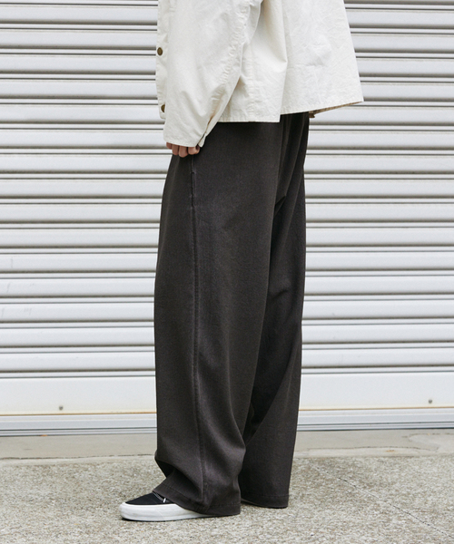 JOURNAL STANDARD（ジャーナルスタンダード）の「リランチェ ピグメント オーバー パンツ（スラックス・メンズ・ブラック/カーキ/グレー/ブラウン・SMALL/MEDIUM/LARGE）」の14枚目の写真