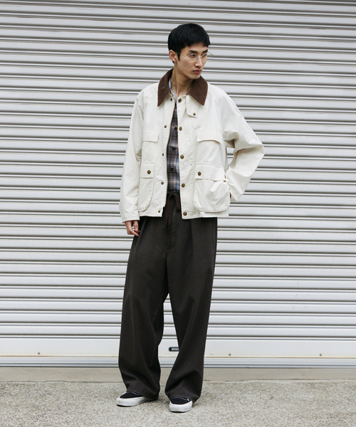 JOURNAL STANDARD（ジャーナルスタンダード）の「リランチェ ピグメント オーバー パンツ（スラックス・メンズ・ブラック/カーキ/グレー/ブラウン・SMALL/MEDIUM/LARGE）」の18枚目の写真