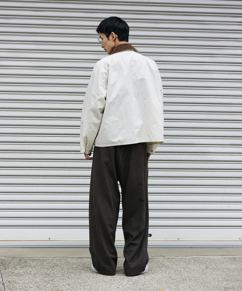 JOURNAL STANDARD（ジャーナルスタンダード）の「リランチェ ピグメント オーバー パンツ（スラックス・メンズ・ブラック/カーキ/グレー/ブラウン・SMALL/MEDIUM/LARGE）」の19枚目の写真